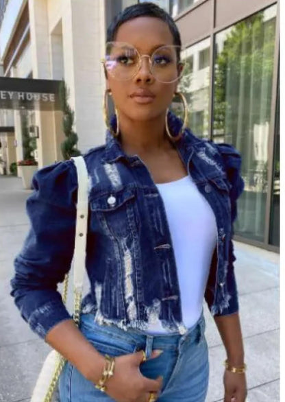 Cropped Jean Jacket